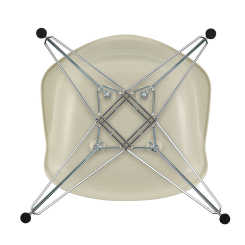 Cadeira de Braços em Plástico Eames DAR / Base Cromada